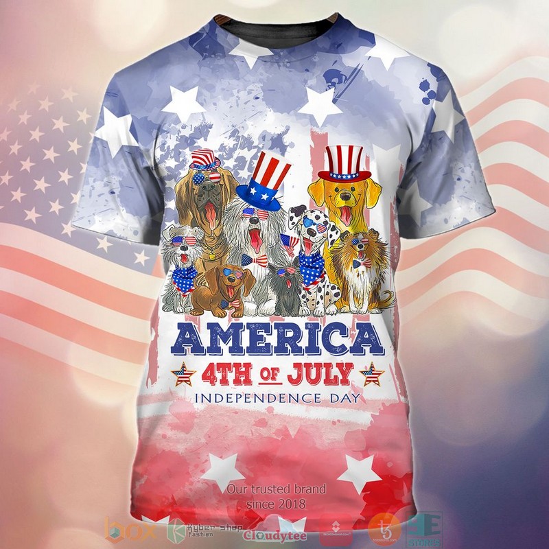 A Bunch Of Dogs 4Th Of July Independence Day Shirt A Bunch Of Dogs 4Th Of July Independence Day Shirt