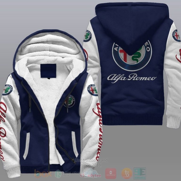 Alfa Romeo Car Fleece Hoodie Hot Sale 2024