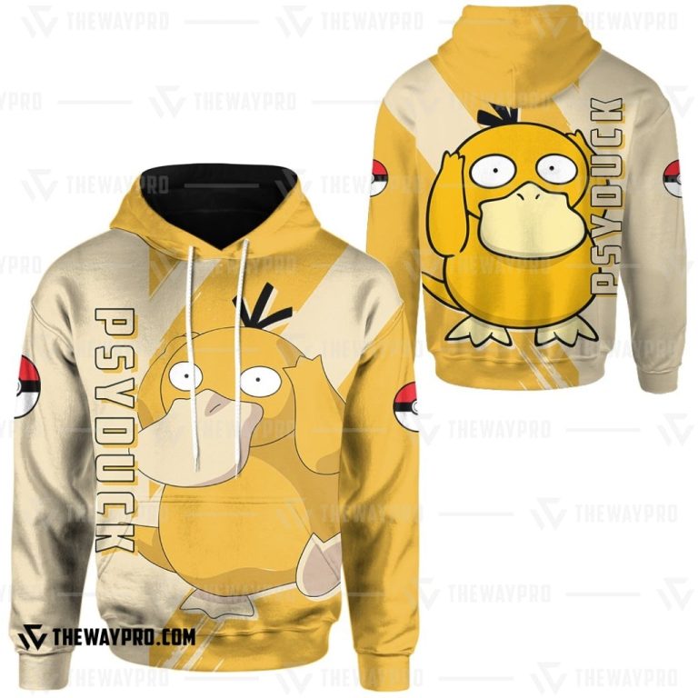 Anime-Pokemon-Psyduck-3D-Hoodie-1