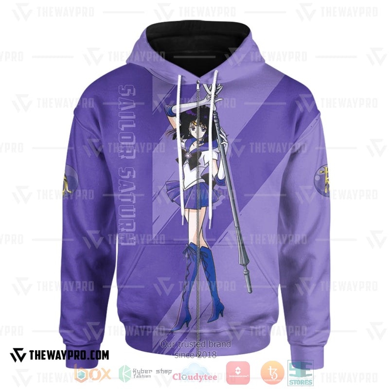 Anime Sailor Saturn 3D Hoodie Anime Sailor Saturn 3D Hoodie