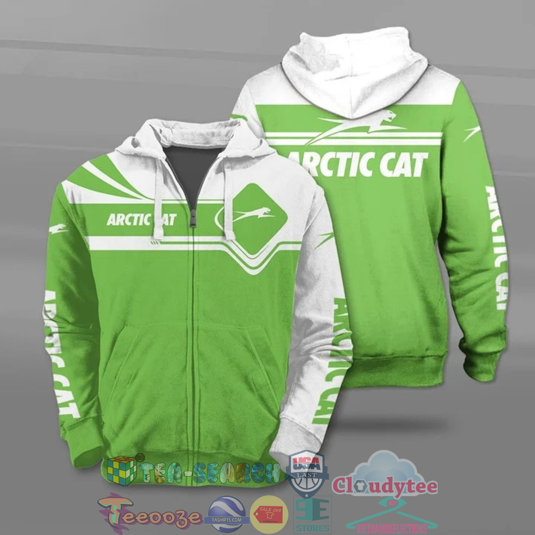 Arctic Cat All Over Printed T-Shirt Hoodie Arctic Cat All Over Printed T-Shirt Hoodie
