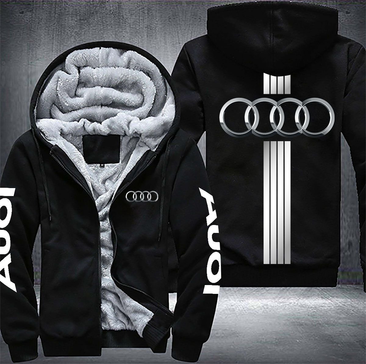 Audi-Fleece-Hoodie-Jacket-2