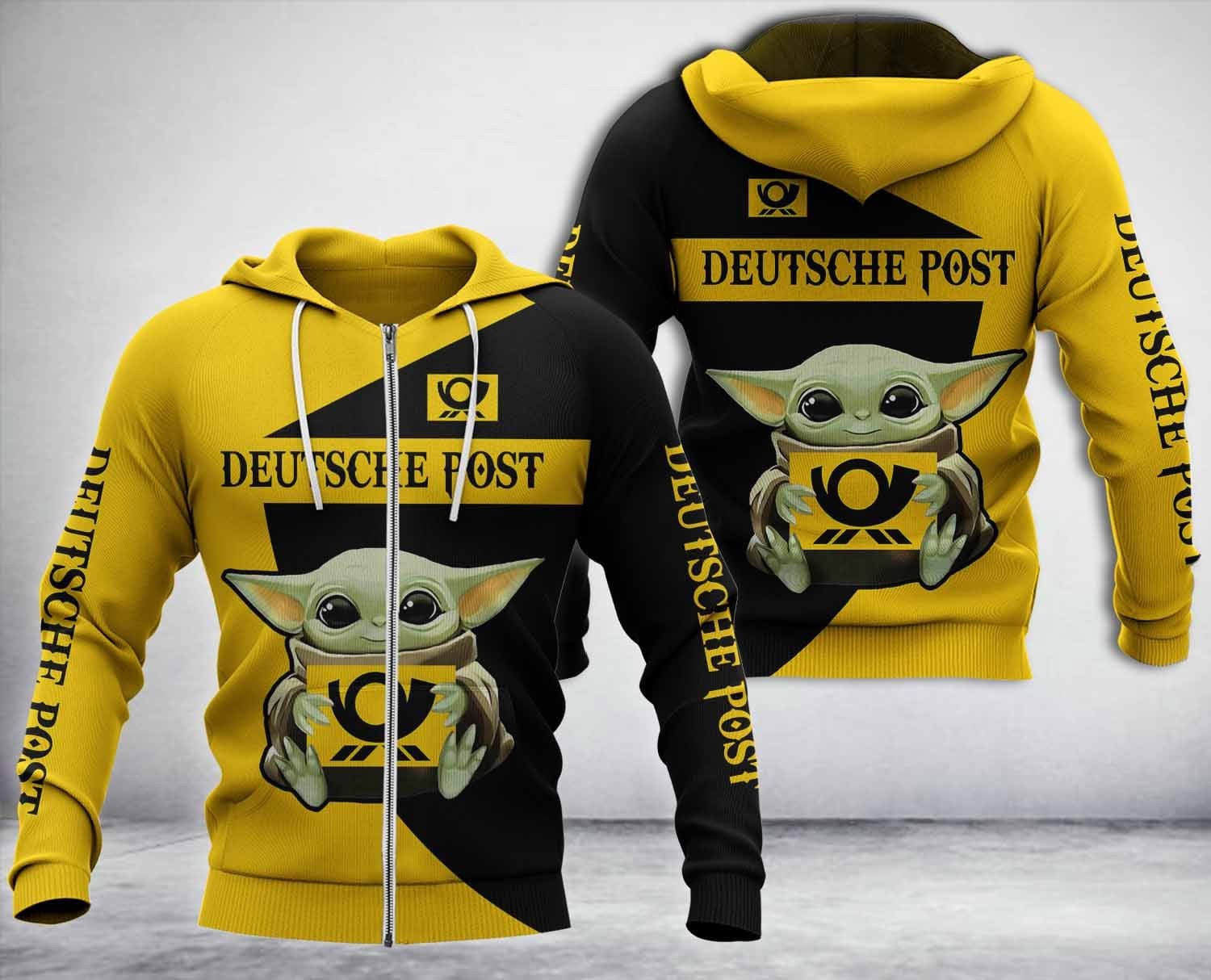 Baby Yoda Deutsche Post Company Hoodie Baby Yoda Deutsche Post Company Hoodie