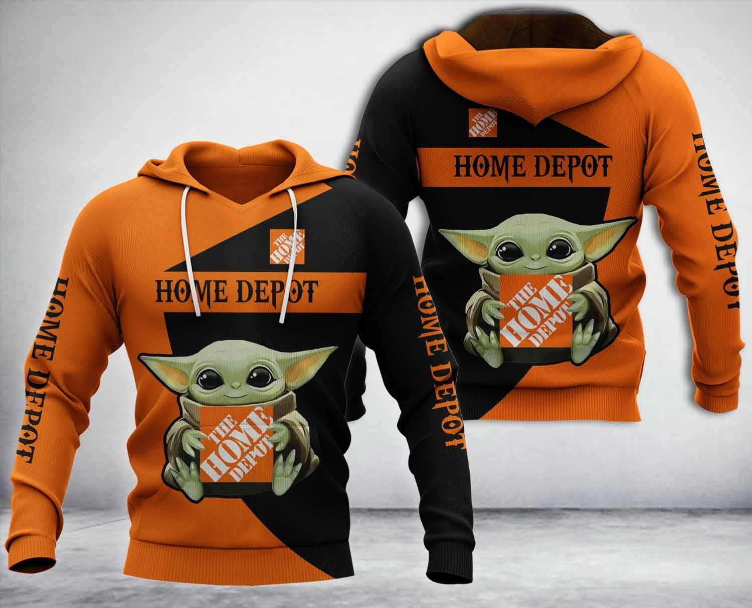 Baby Yoda Home Depot Company Hoodie Zip Hoodie Hot Sale 2024