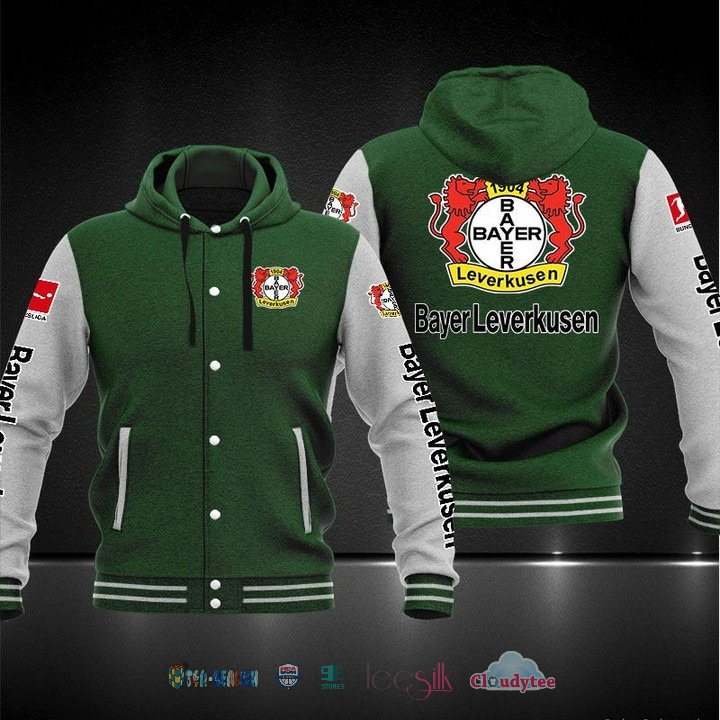 Bayer 04 Leverkusen Baseball Hoodie Jacket Bayer 04 Leverkusen Baseball Hoodie Jacket