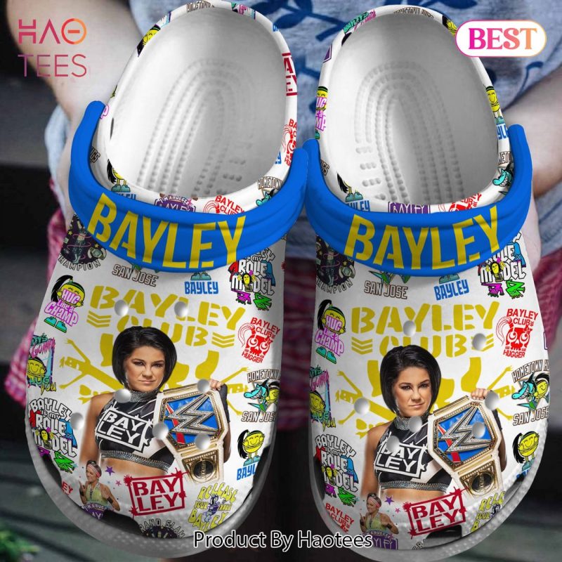 Bayley WWE SportCrocs Crocband Clogs Shoes Comfortable For Men Women and Kids Hot Sale 2024