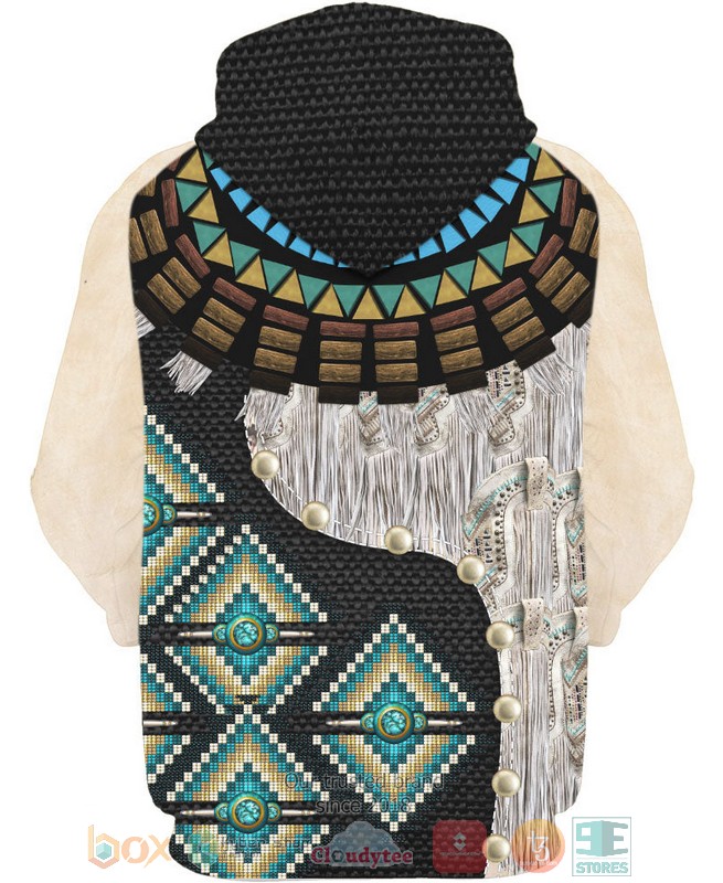 Black-Pattern-Native-American-3D-Shirt-Hoodie-2-1