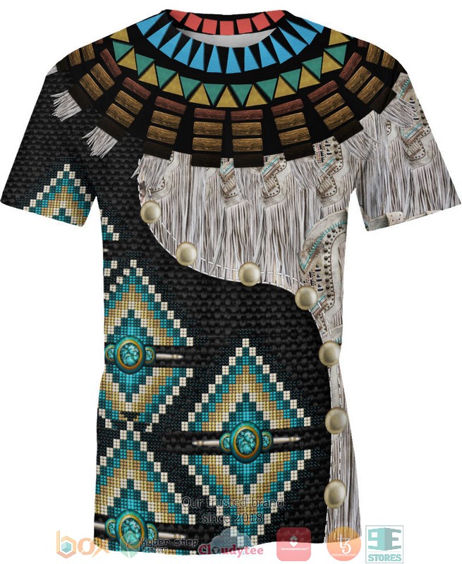 Black-Pattern-Native-American-3D-Shirt-Hoodie-3