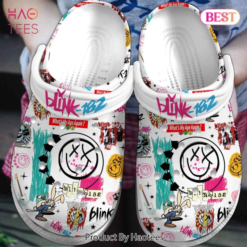Blink 182 Music Crocs Crocband Clogs Shoes Comfortable For Men Women and Kids Blink 182 Music Crocs Crocband Clogs Shoes Comfortable For Men Women and Kids