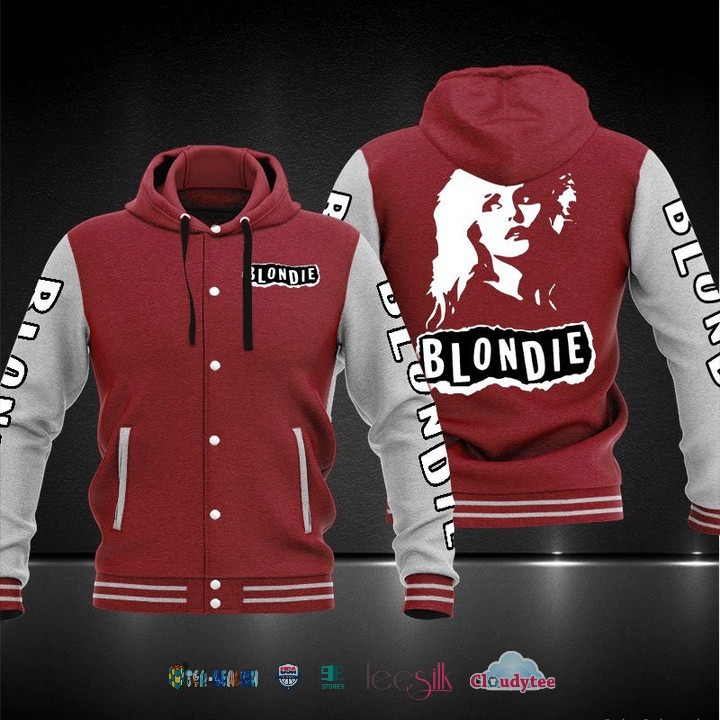 Blondie Debbie Harry Baseball Hoodie Jacket Blondie Debbie Harry Baseball Hoodie Jacket