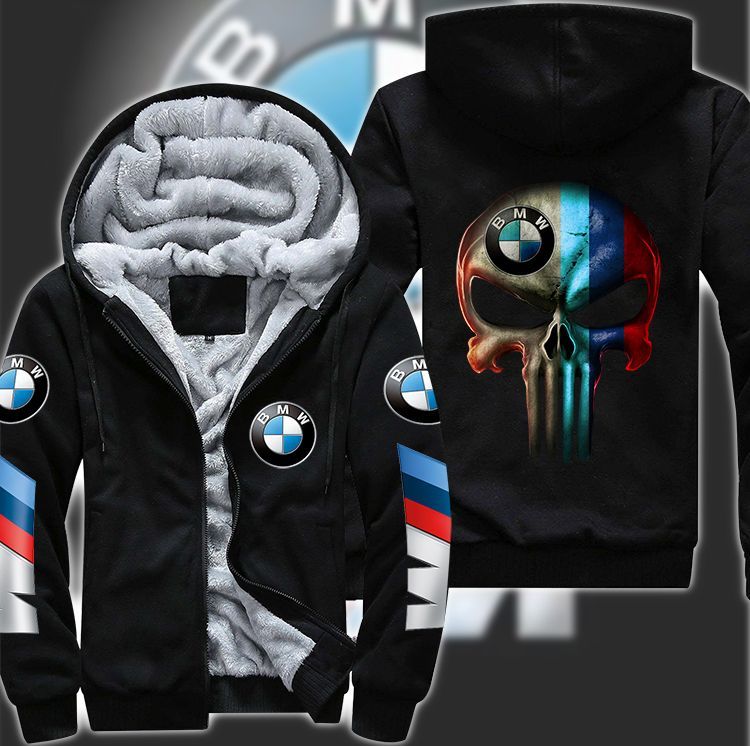 Bmw-Punisher-Skull-Fleece-Hoodie-Jacket-1
