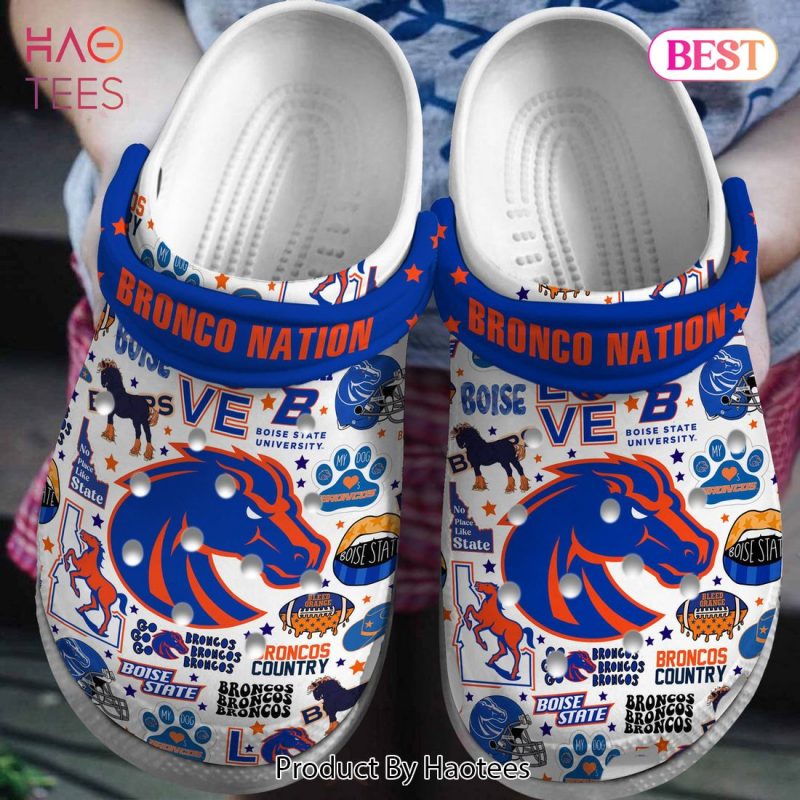 Boise State Broncos NCAA Sport Crocs Crocband Clogs Shoes Comfortable For Men Women and Kids Boise State Broncos NCAA Sport Crocs Crocband Clogs Shoes Comfortable For Men Women and Kids