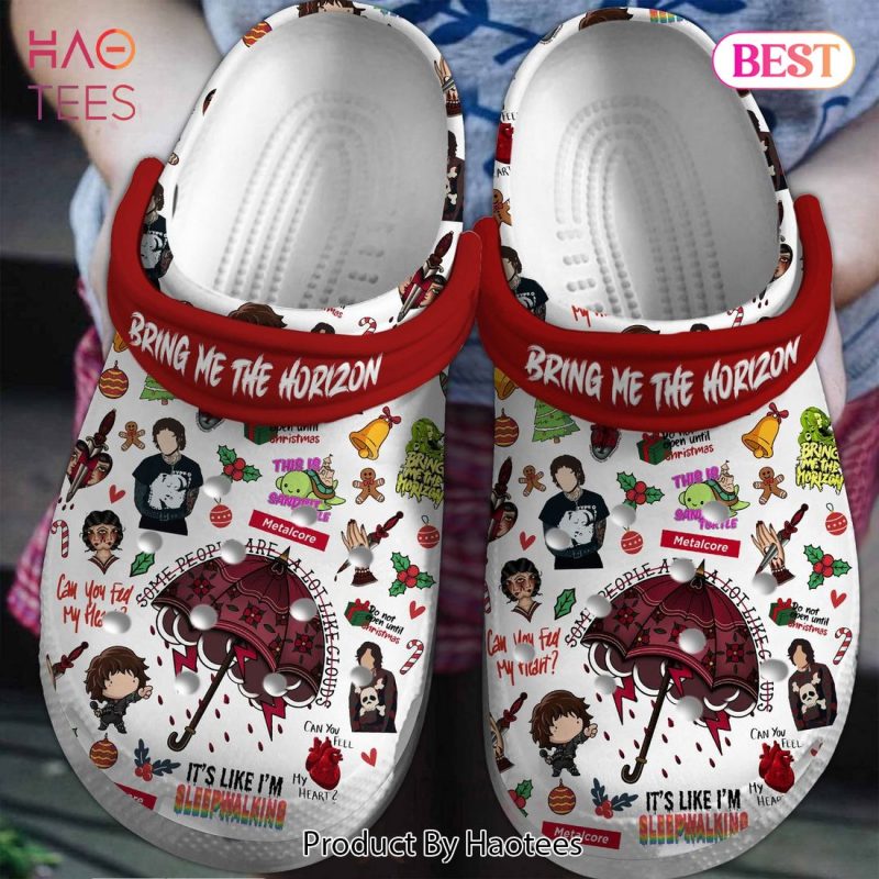 Bring Me The Horizon Music Crocs Crocband Clogs Shoes Comfortable For Men Women and Kids Bring Me The Horizon Music Crocs Crocband Clogs Shoes Comfortable For Men Women and Kids