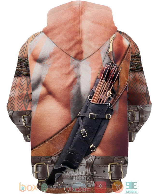 Brown-Choker-Native-American-3D-Shirt-Hoodie-2