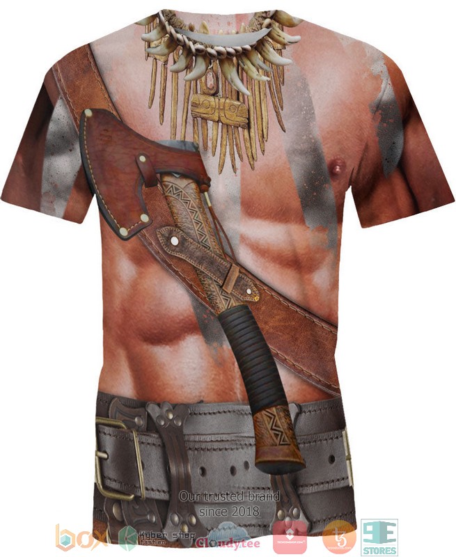 Brown-Choker-Native-American-3D-Shirt-Hoodie-3