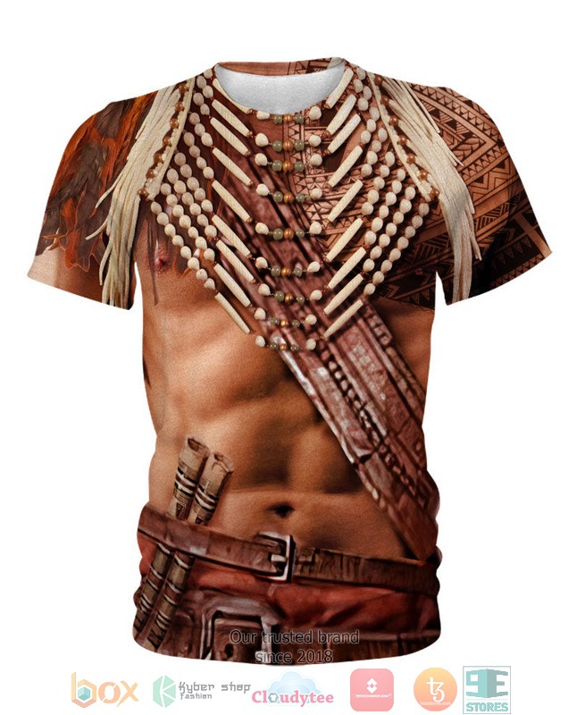 Brown Motif Native American 3D Shirt Brown Motif Native American 3D Shirt
