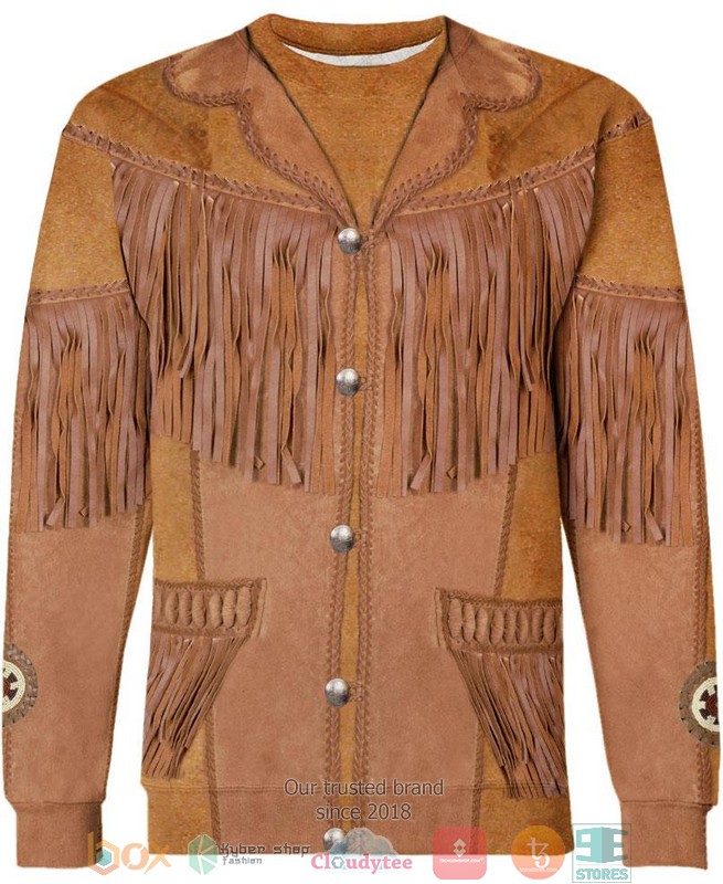 Brown-Native-3D-Shirt-Hoodie-3