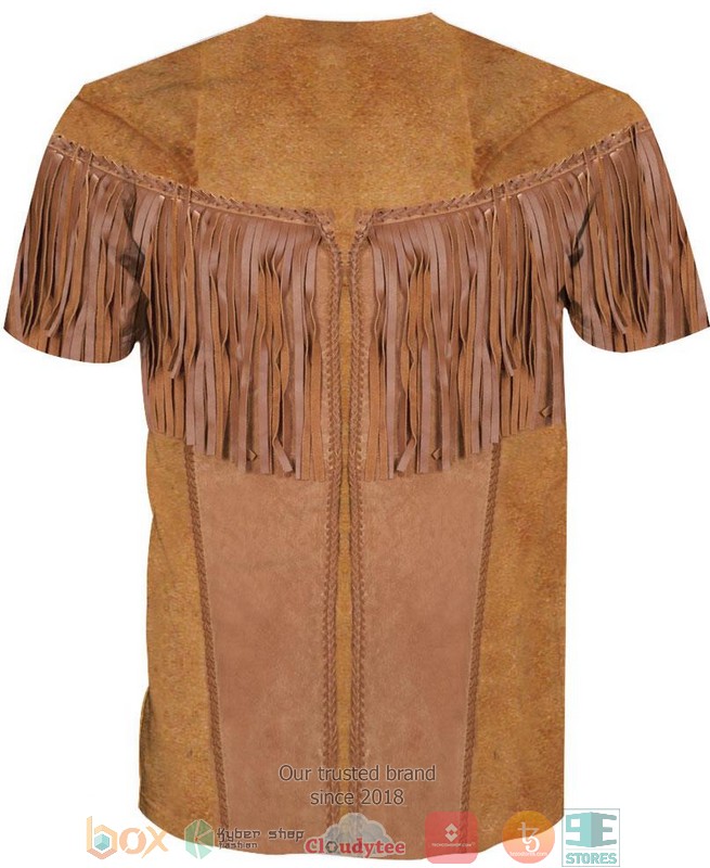 Brown Native 3D Shirt Brown Native 3D Shirt