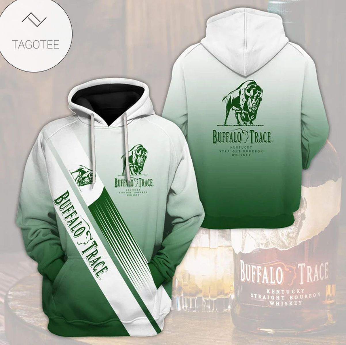 Buffalo Trace Kentucky Straight Bourbon Whiskey Logo Hoodie Buffalo Trace Kentucky Straight Bourbon Whiskey Logo Hoodie