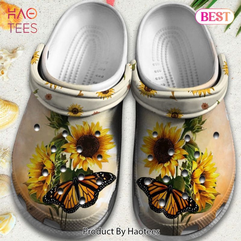 Butterfly On Sunflower Shoes – Sunflower World Custom Shoes Gift For Women Girl Grandma Mother Daughter Sister Niece Friend Butterfly On Sunflower Shoes – Sunflower World Custom Shoes Gift For Women Girl Grandma Mother Daughter Sister Niece Friend