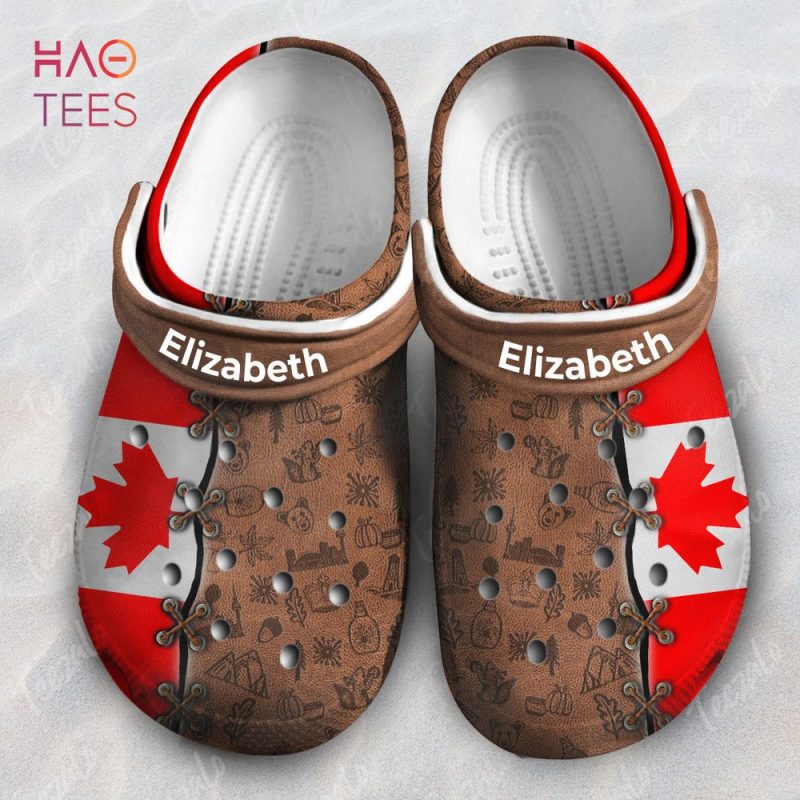 Canada Flag Connect Symbols Clogs Shoes Canada Flag Connect Symbols Clogs Shoes
