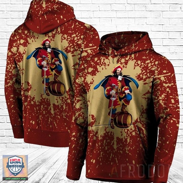 Captain Morgan Bleached 3D All Over Print Hoodie Captain Morgan Bleached 3D All Over Print Hoodie