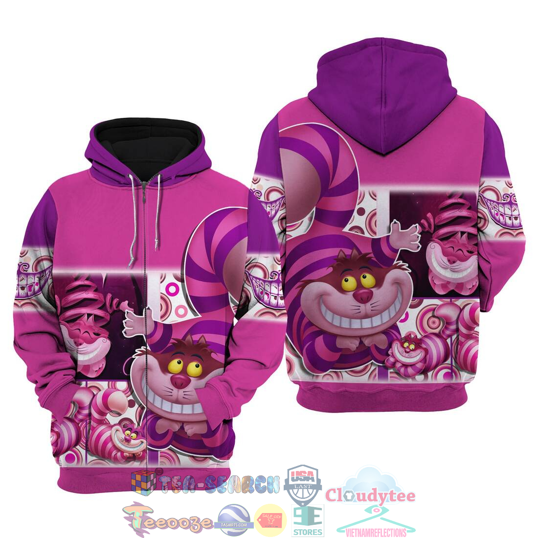 Cheshire Cat Alice In Wonderland Disney Hoodie 3D Cheshire Cat Alice In Wonderland Disney Hoodie 3D
