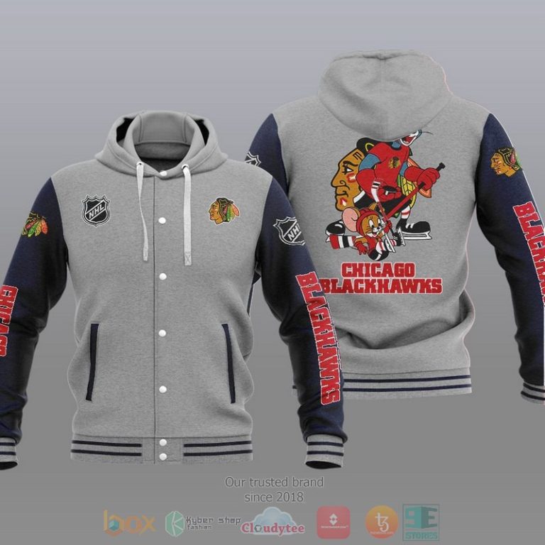 Chicago-Blackhawks-Nhl-Tom-And-Jerry-Baseball-Hoodie-Jacket-2