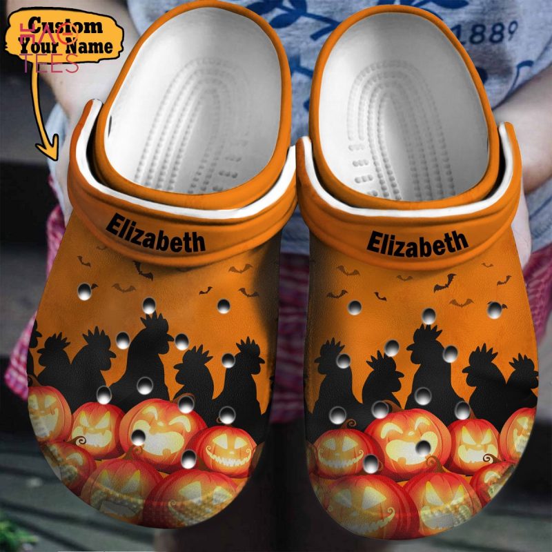 Chicken Halloween Personalized Clogs Shoes Chicken Halloween Personalized Clogs Shoes
