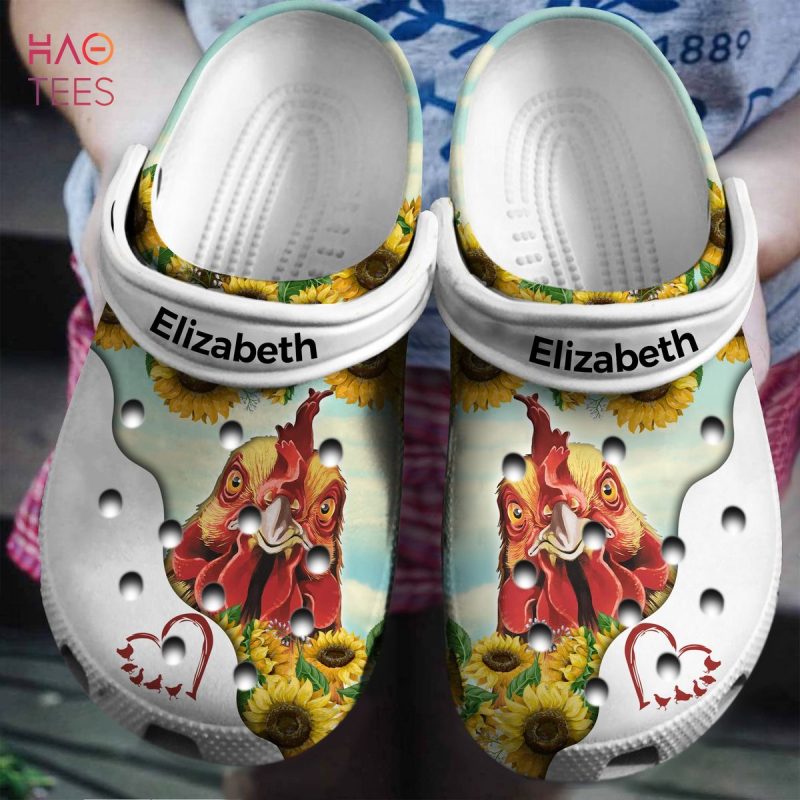 Chicken Heart Personalized Clogs Shoes With Your Name Chicken Heart Personalized Clogs Shoes With Your Name