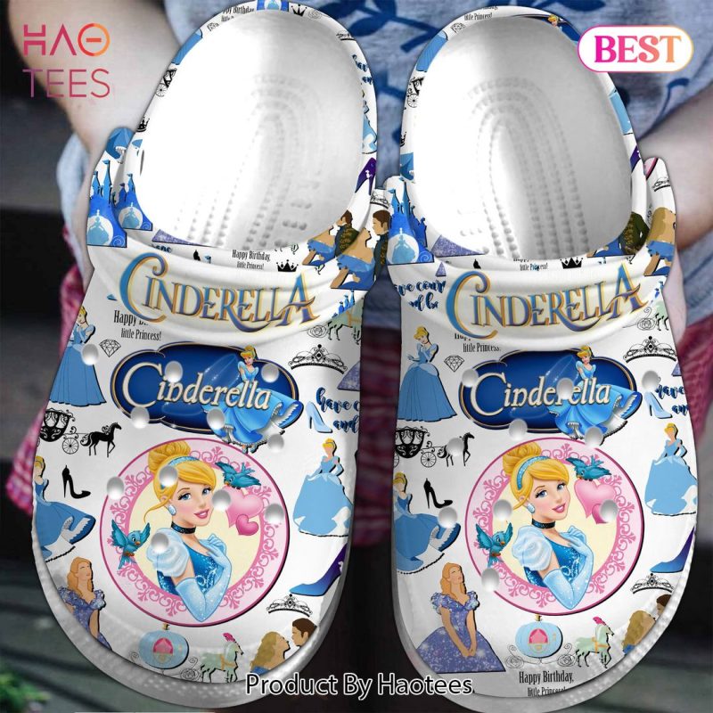 Cinderella Cartoon Movie Crocs Crocband Clogs Shoes Comfortable For Men Women and Kids Exclusive Cinderella Cartoon Movie Crocs Crocband Clogs Shoes Comfortable For Men Women and Kids Exclusive