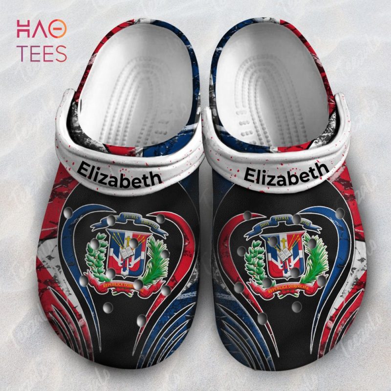 Coat Of Arms Flag Dominican Camo Pattern Personalized Clogs Shoes Coat Of Arms Flag Dominican Camo Pattern Personalized Clogs Shoes