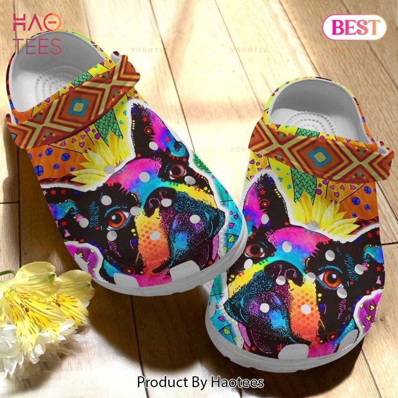Colorful Boston Terrier 10 Gift For Lover Rubber clog Shoes Comfy Footwear Exclusive Colorful Boston Terrier 10 Gift For Lover Rubber clog Shoes Comfy Footwear Exclusive