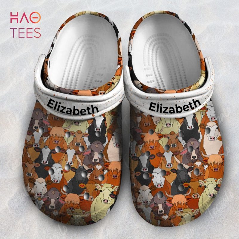 Cow Face Cartoon Personalized Clogs Shoes Cow Face Cartoon Personalized Clogs Shoes
