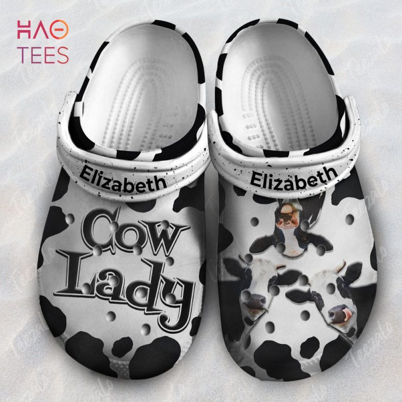 Cow Lady Personalized Clogs Shoes Cow Lady Personalized Clogs Shoes