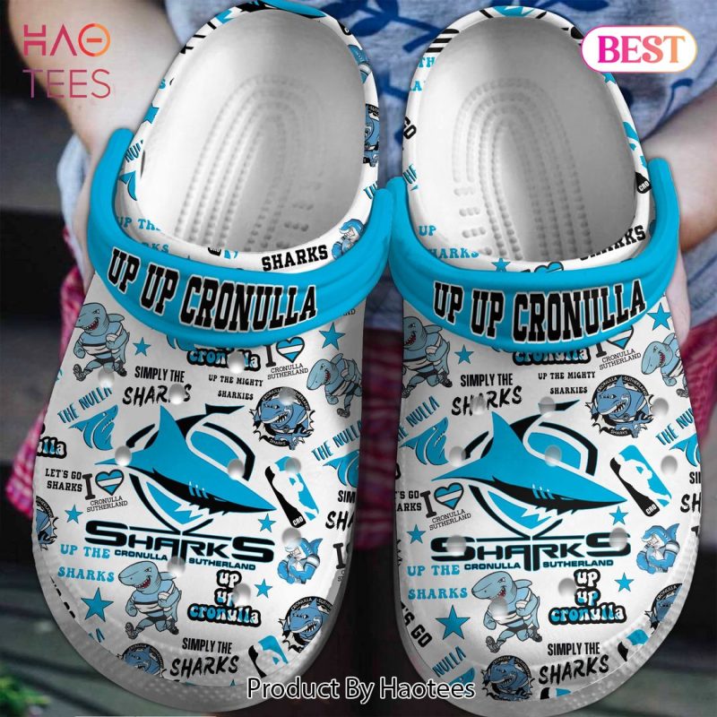Cronulla Sutherland Sharks NRL Sport Crocs Crocband Clogs Shoes Comfortable For Men Women and Kids Cronulla Sutherland Sharks NRL Sport Crocs Crocband Clogs Shoes Comfortable For Men Women and Kids