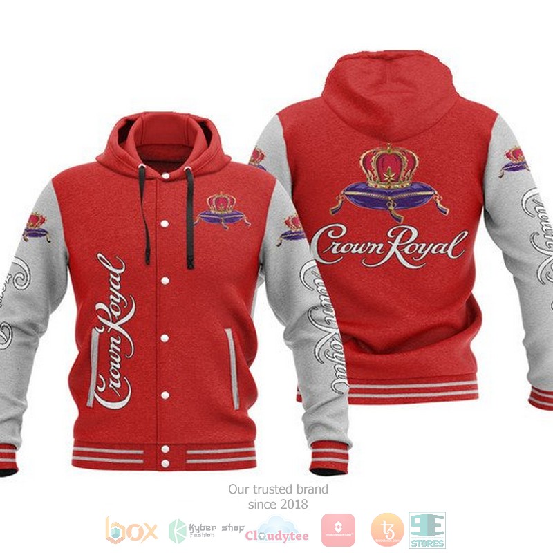 Crown Royal Baseball Hoodie Jacket Crown Royal Baseball Hoodie Jacket