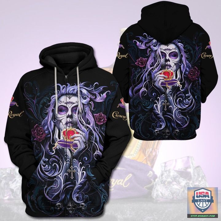 Crown Royal Tattoo Girl 3D All Over Print Hoodie T-Shirt Crown Royal Tattoo Girl 3D All Over Print Hoodie T-Shirt