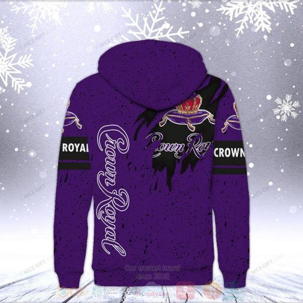 Crown royal hoodie purple top