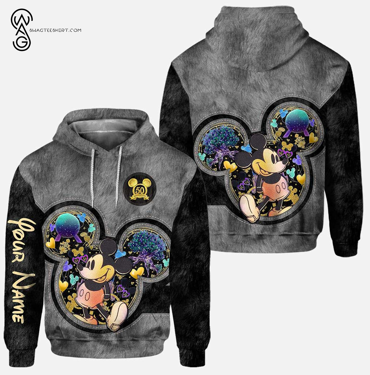 Custom-50-Years-Of-Magic-Mickey-Mouse-Hoodie-And-Leggings-3