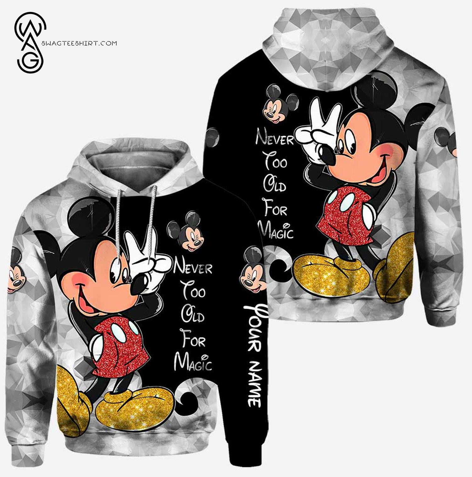 Custom-Mickey-Mouse-Never-Too-Old-For-Magic-Hoodie-And-Leggings-2