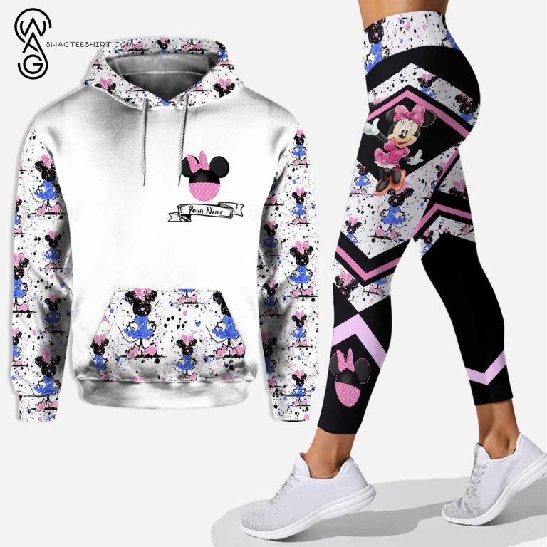 Custom-Minnie-Mouse-Watercolor-Hoodie-And-Leggings-1