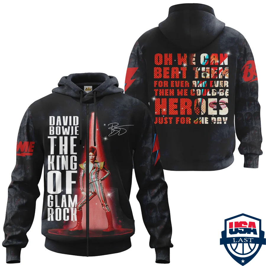 David Bowie Ver 6 3D Hoodie Apparel David Bowie Ver 6 3D Hoodie Apparel