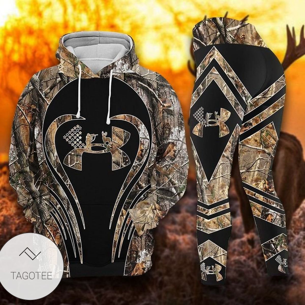 Deer Hunting Camo Hoodie And Leggings Deer Hunting Camo Hoodie And Leggings