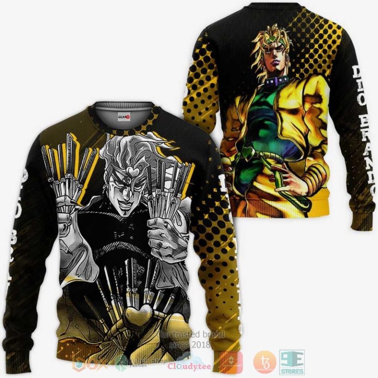 Dio-Brando-Jojo-Adventures-Anime-3D-Hoodie-Bomber-Jacket-2