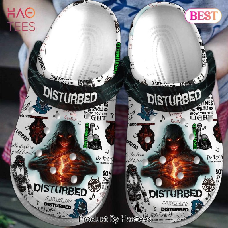 Disturbed Music Crocs Crocband Clogs Shoes Comfortable For Men Women and Kids Disturbed Music Crocs Crocband Clogs Shoes Comfortable For Men Women and Kids