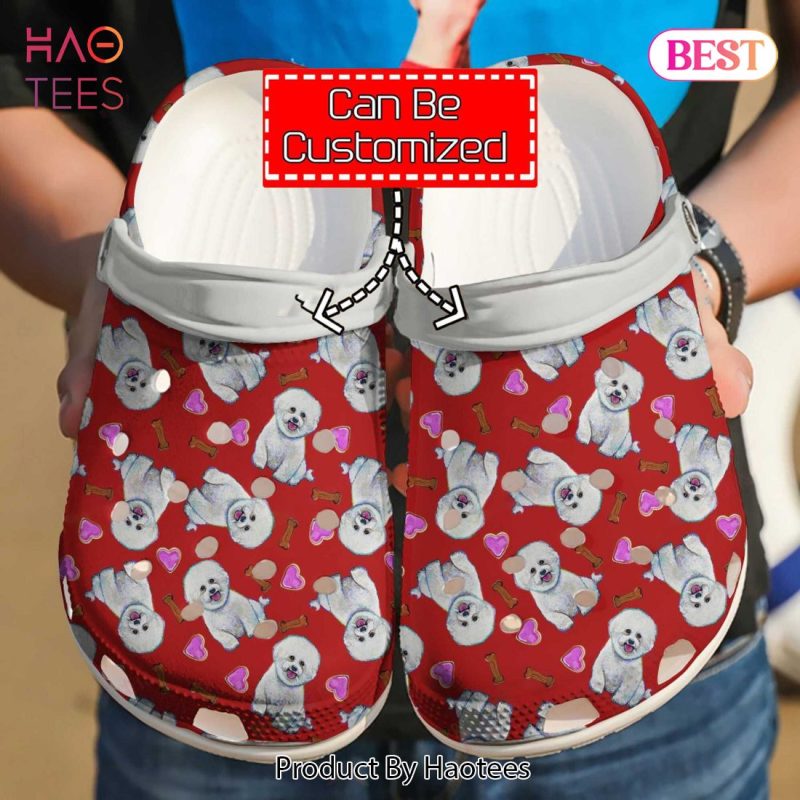 Dog Crocs – Personalized Bichon Frise Pattern Clog Shoes For Men And Women Dog Crocs – Personalized Bichon Frise Pattern Clog Shoes For Men And Women
