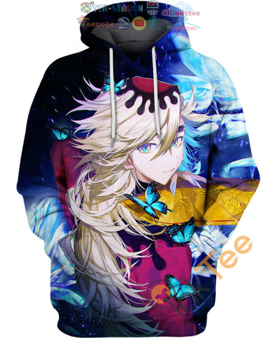 Doma Upper Rank Two Demon Slayer Hoodie 3D Doma Upper Rank Two Demon Slayer Hoodie 3D