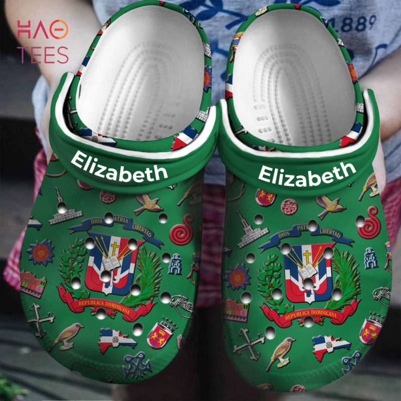 Dominican Coat of Arms St Patrick’s Day Clogs Shoes Dominican Coat of Arms St Patrick’s Day Clogs Shoes