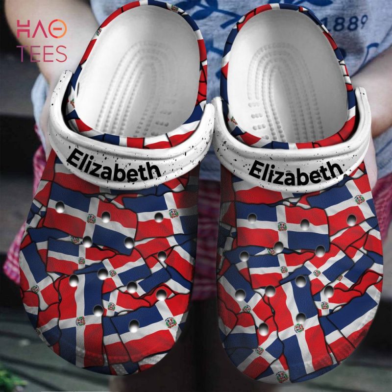 Dominican Flag Clogs Shoes Dominican Flag Clogs Shoes